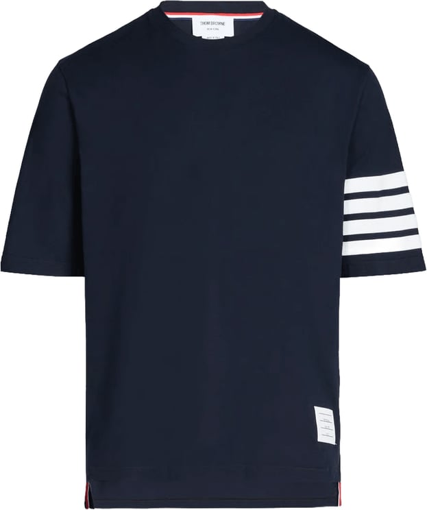 Thom Browne 4 BAR SUSTAINABLE JERSEY T-SHIRT