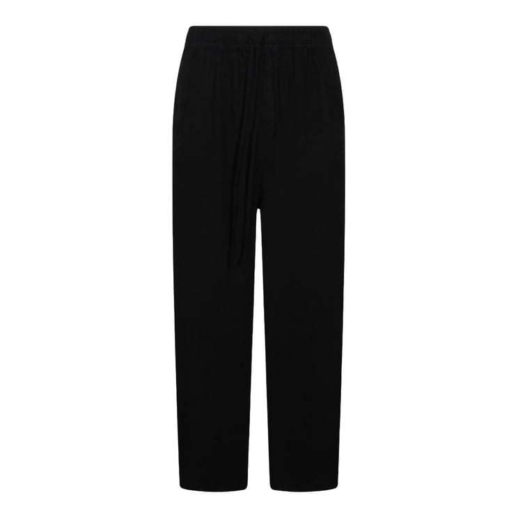 Thom Krom Straight-Leg Black Trousers with Minimalist Design