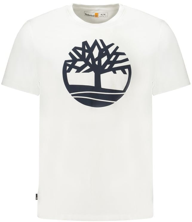 Timberland Timberland Bianco Cotton Men T-Shirt