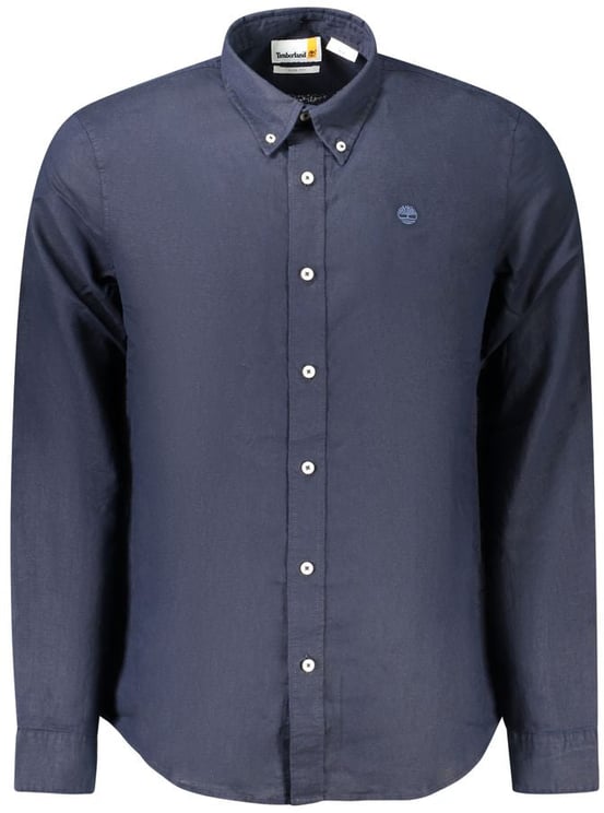 Timberland Timberland Blue Linen Men Shirt