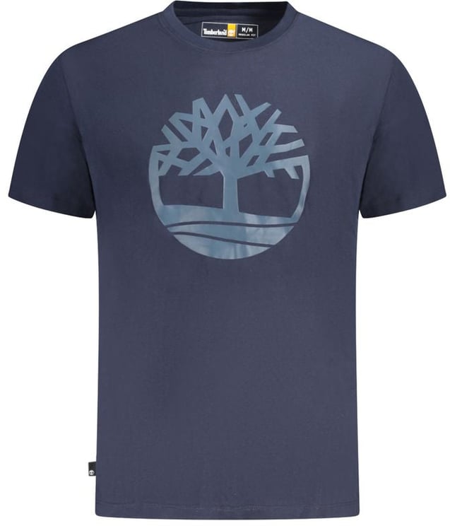 Timberland Timberland Blue Cotton Men T-Shirt