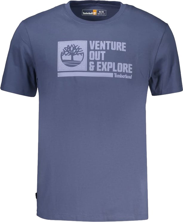 Timberland Timberland Blue Cotton Men's T-Shirt