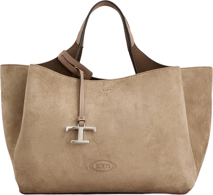 Tod's Beige Apa 2 Manici Mini Trac Bag