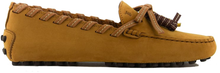 Tod's Moccasine Tassels Camel