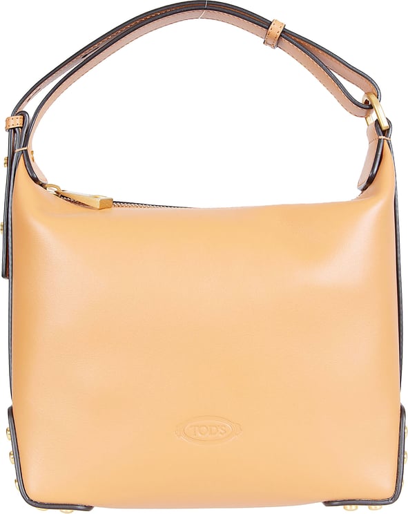 Tod's Smooth Calfskin Leather Rectangular Bag with Adjustable Handle