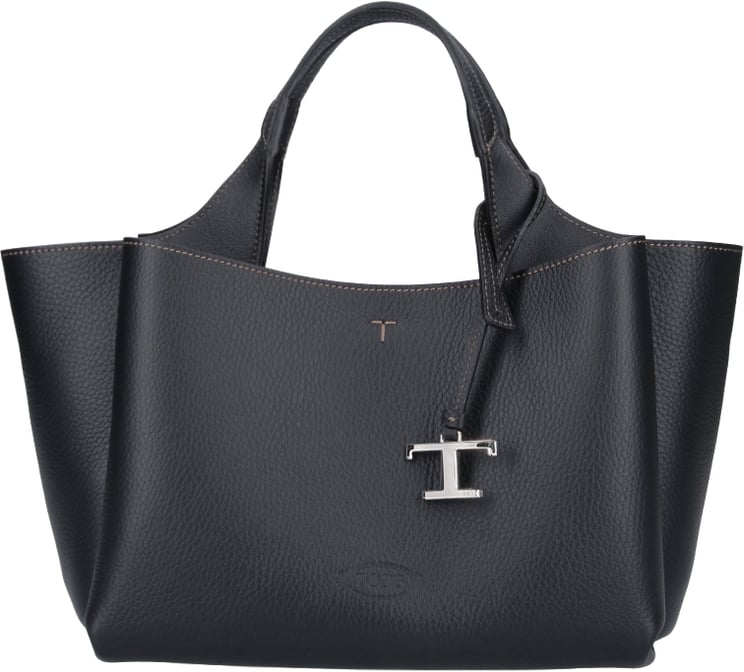 Tod's Mini Hammered Leather Tote Bag