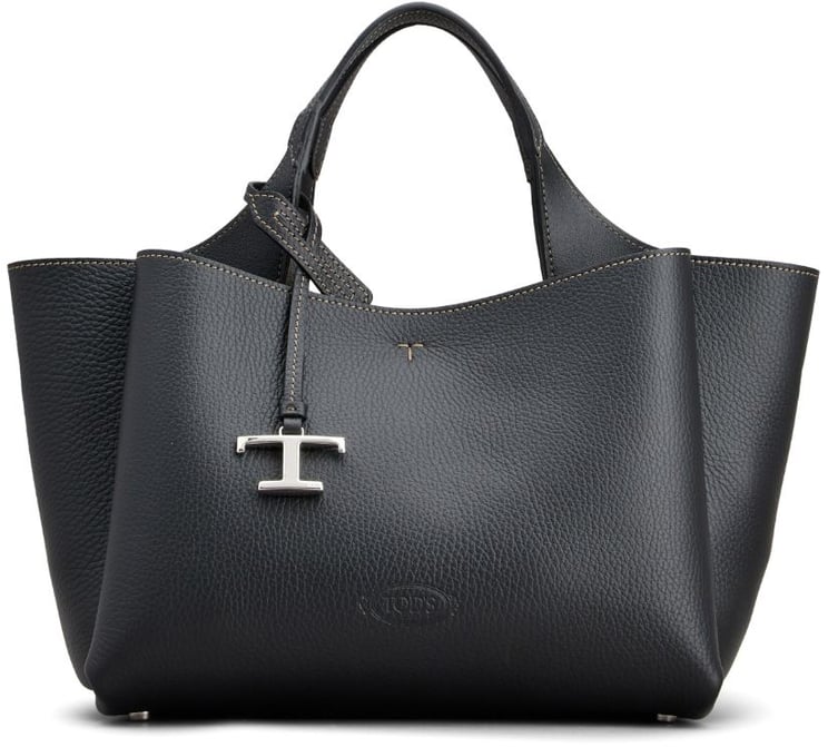 Tod's Grained Leather Tote Bag With Debossed Logo