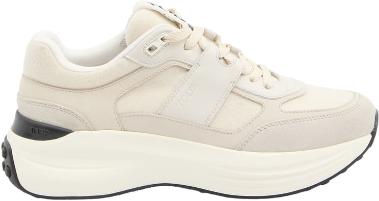 Tod's Sneakers in leather and fabric