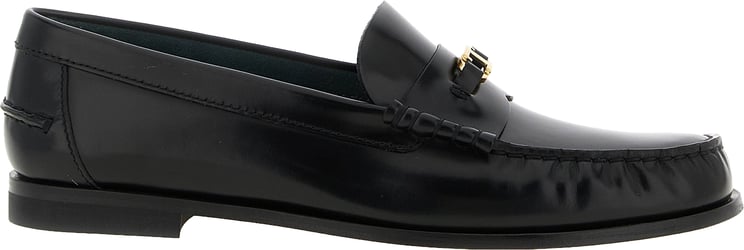 Tod's Tod's Black Calfskin Slip-On Loafers