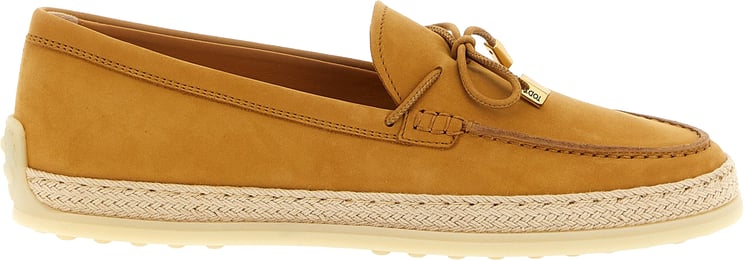 Tod's Tod's Beige Calfskin Slip-On Loafers