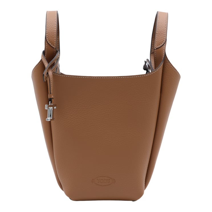 Tod's Structured Bucket Bag in Textured Leather