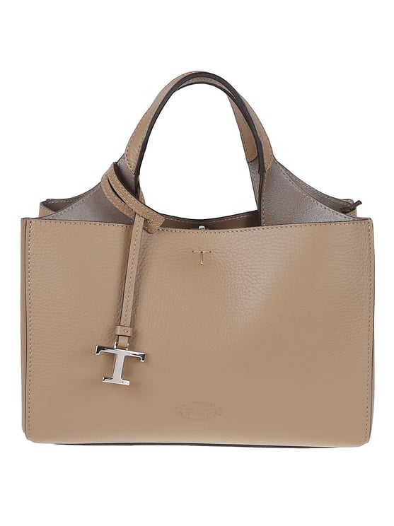 Tod's Brown Calf Leather Apa Mini Handbag