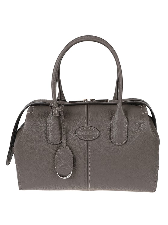 Tod's Brown Textured Leather Convertible Tote Bag