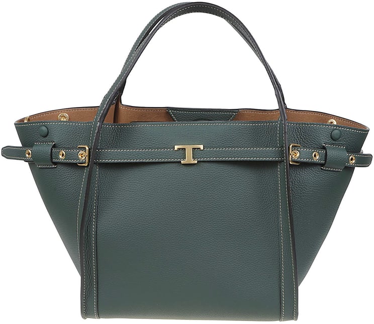 Tod's Small Tim Shopping Bag Green
