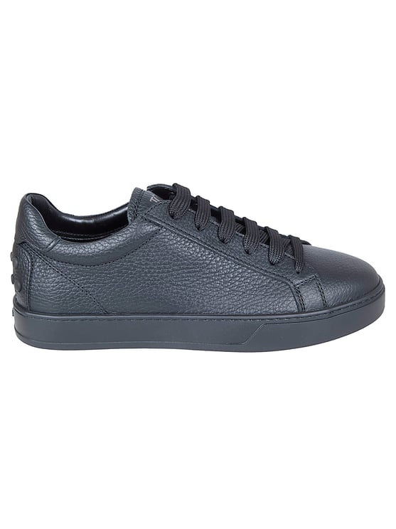 Tod's Calfskin Leather Sneakers with Glossy Finish