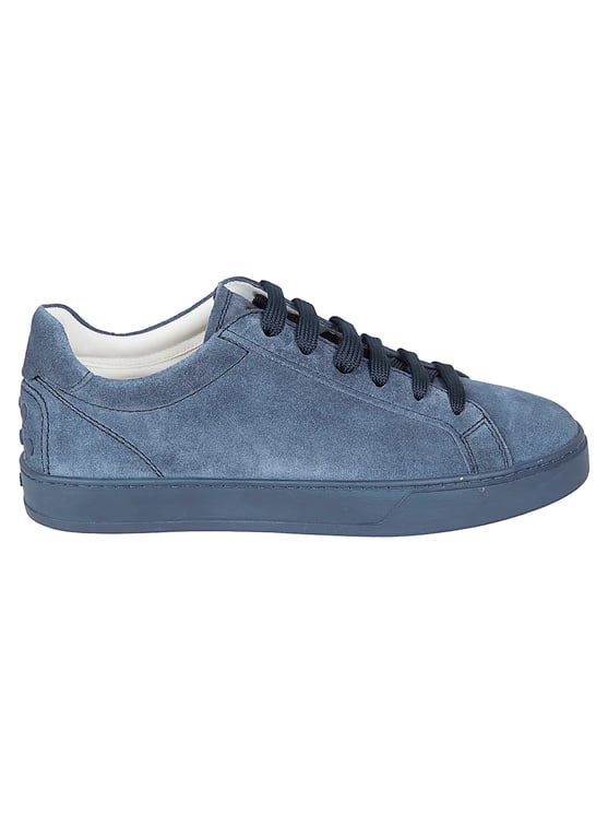 Tod's Suede Calfskin Sneakers and Embossed Branding