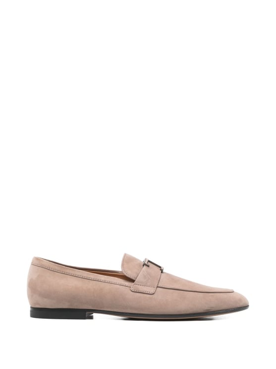 Tod's Flat Shoes Creta Chiaro