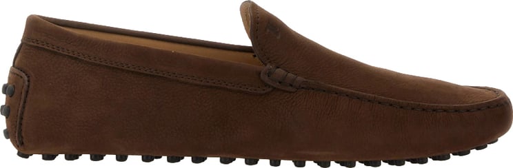 Tod's Rubberized Moccasin Leather Shoes
