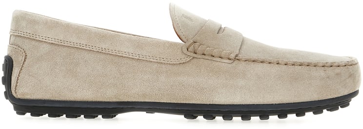 Tod's Tod's Grey suede loafers