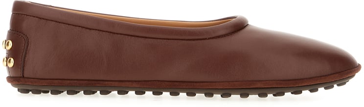 Tod's Tod's Brown leather ballerinas
