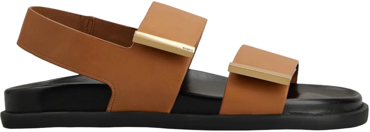 Tod's Sandals Leather Brown