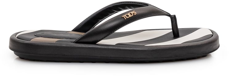 Tod's Infradito in Gomma con Fascia Sagomata