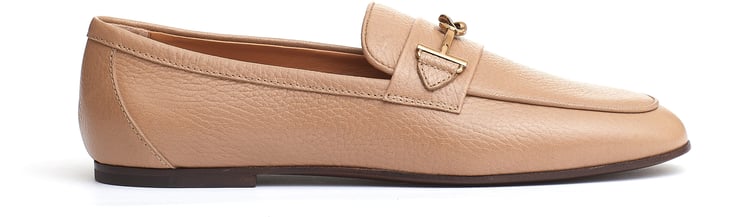 Tod's Mocassino Fibbia Pelle Beige