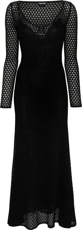 Tom Ford Tom Ford Lurex Crochet Maxi Dress