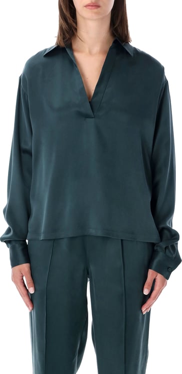 Tom Ford Pijama Shirt Teal Green
