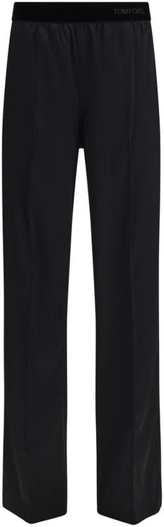 Tom Ford Tom Ford Black Silk Casual Pants