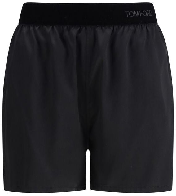 Tom Ford Tom Ford Black Silk Bermuda Shorts
