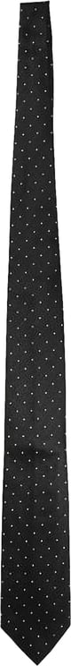 Tom Ford Polka Dot Tie, In Black Mulberry Silk
