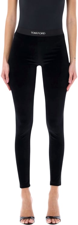 Tom Ford Leggings Velour Nero