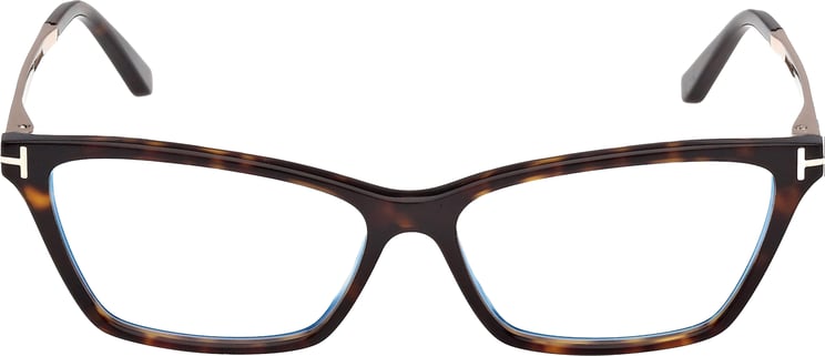 Tom Ford Ft6135-B Rectangular Tortoiseshell Acetate Eyeglasses