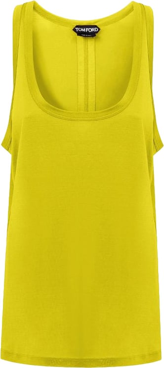 Tom Ford Tom Ford Yellow Silk Tank Top