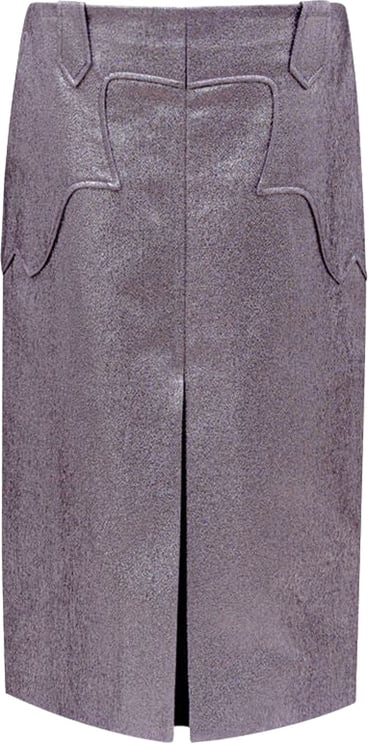 Tom Ford Tom Ford Purple Polyamide Midi Skirt