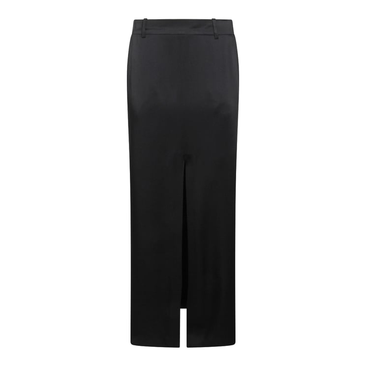 Tom Ford Long Black Skirt with Front Slit