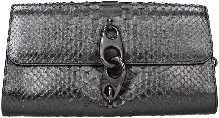 Tom Ford Tom Ford Gray Skin Clutch Bag