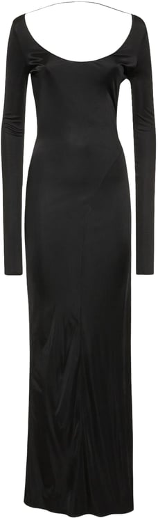 Tom Ford Long fitted dress in elegant black fabric
