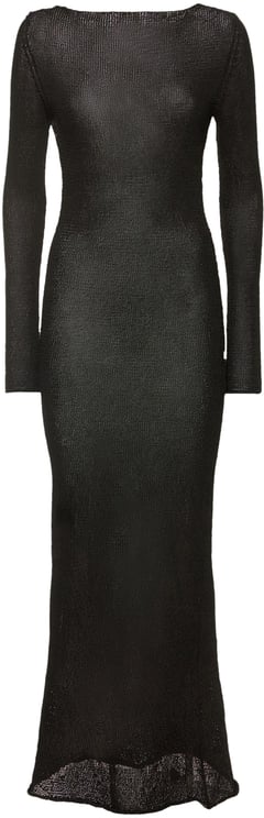 Tom Ford Elegant black slim fit long dress