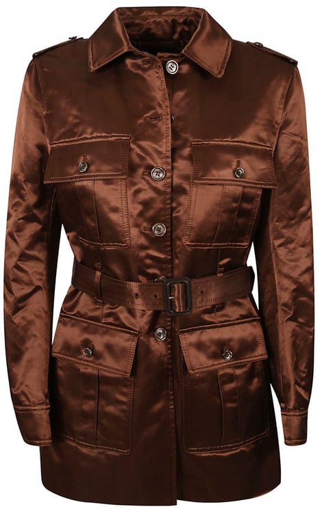 Tom Ford Tailored Brown Cotton Coat