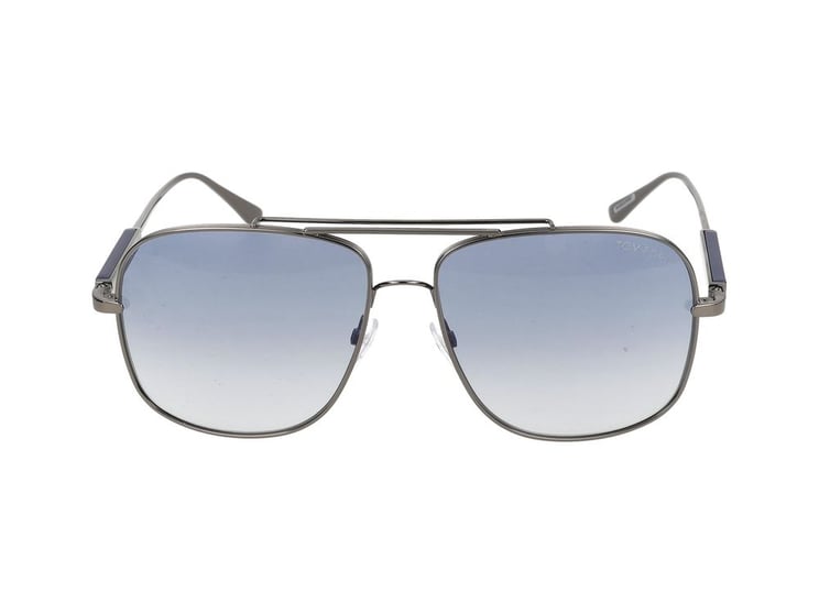 Tom Ford Blue Metal Frame Sunglasses