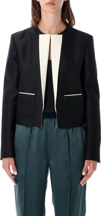 Tom Ford Short Jacket Withe Black Nero