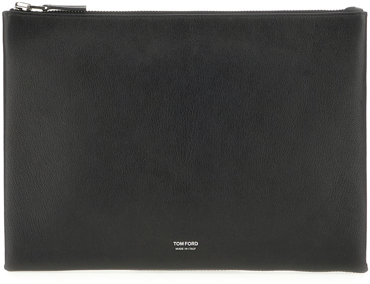 Tom Ford Tom Ford Black leather pouch