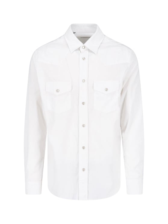 Tom Ford White Cotton Classic Shirt