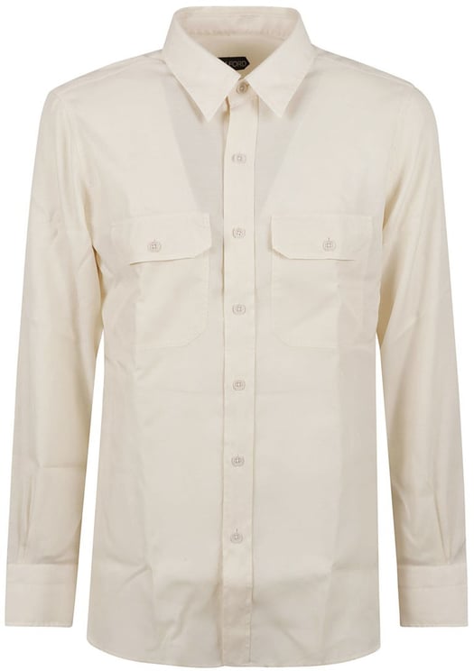 Tom Ford Classic Button-Down Shirt With Structured Collar