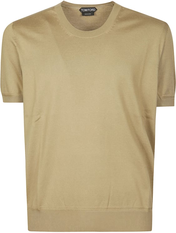 Tom Ford Short Sleeve Sweater Green
