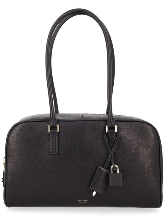Tom Ford Small Leather Wrapped Padlock Shoulder Bag