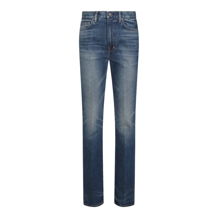 Tom Ford Mid-Rise Straight Cut Jeans