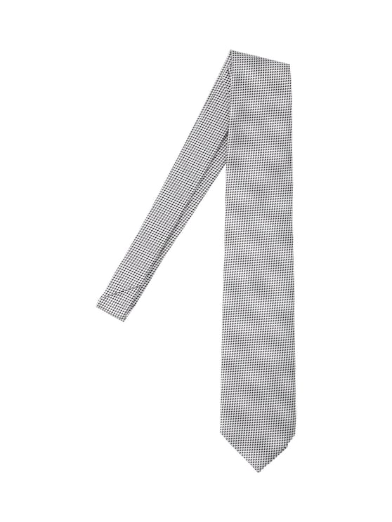 Tom Ford Jacquard Tie In Mulberry Silk